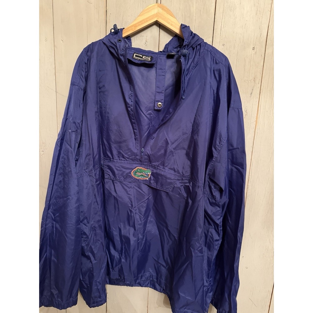 Crable Sportswear Florida Gators Quarter‎ 1/4 Zip Windbreaker Rain Pullover XXL